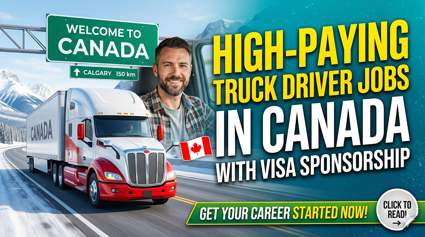 High-Paying Truck Driver Jobs in Canada With Visa Sponsorship